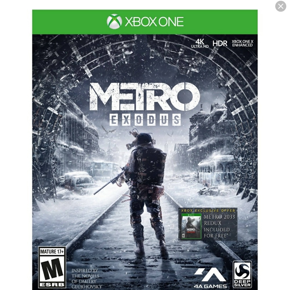 Brand new Metro Exodus video game for Xbox
